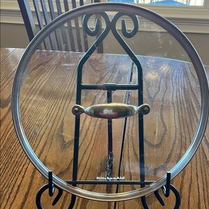 KitchenAid Glass and Silver Pot Lid